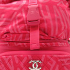 Pink Nylon Chanel Backpack
