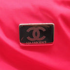 Pink Nylon Chanel Backpack