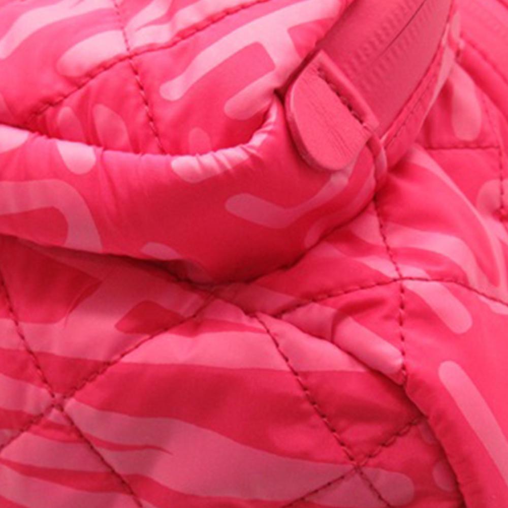 Pink Nylon Chanel Backpack