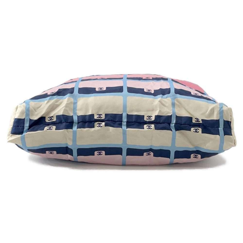 Pink Nylon Chanel Shoulder Bag