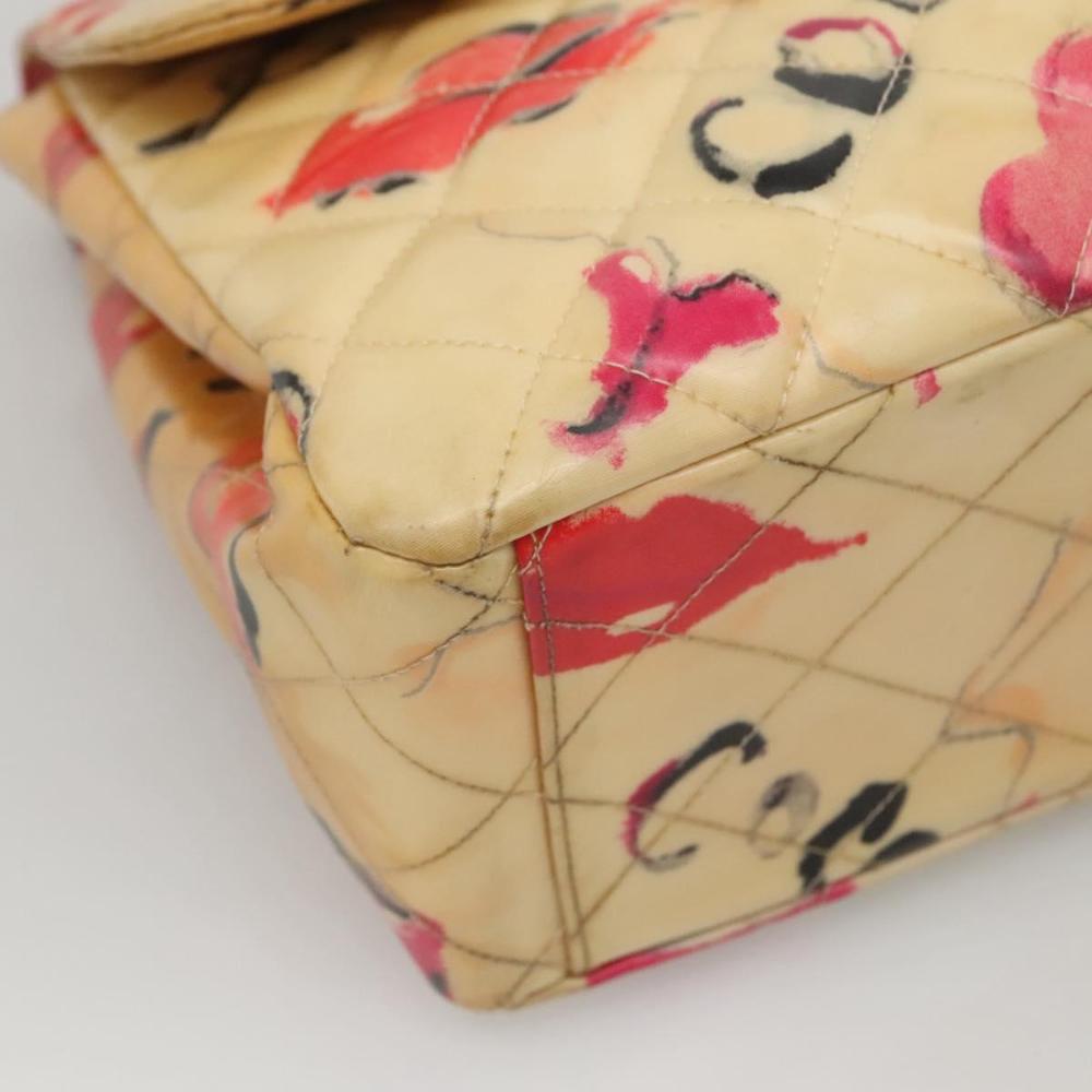 Pink Vinyl Chanel Flap Bag