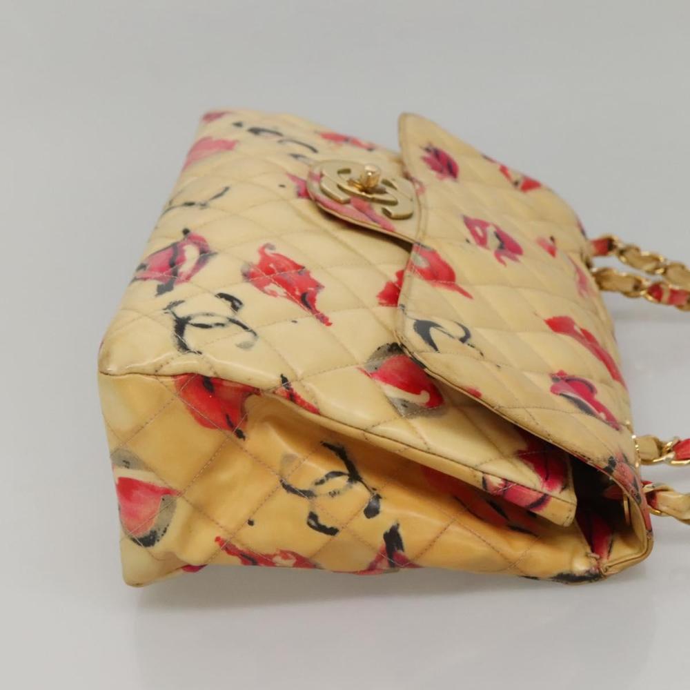 Pink Vinyl Chanel Flap Bag