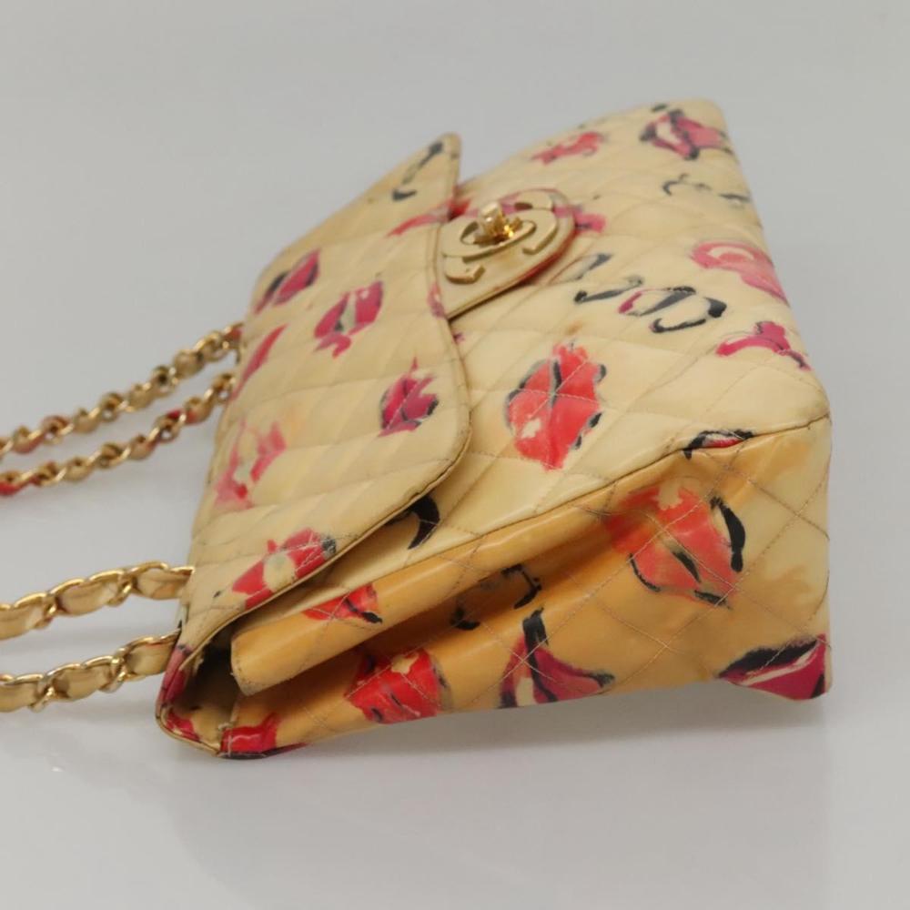 Pink Vinyl Chanel Flap Bag