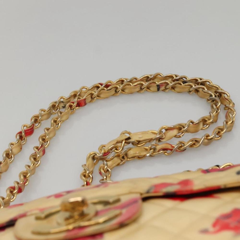 Pink Vinyl Chanel Flap Bag