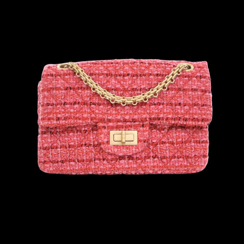 Pink Wool Chanel Flap Bag