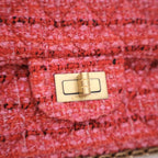 Pink Wool Chanel Flap Bag