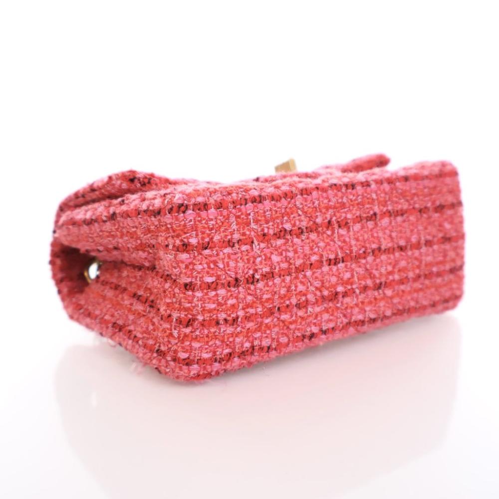 Pink Wool Chanel Flap Bag