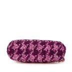 Purple Canvas Chanel Crossbody Bag