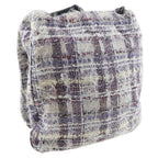 Purple Fabric Chanel Crossbody Bag