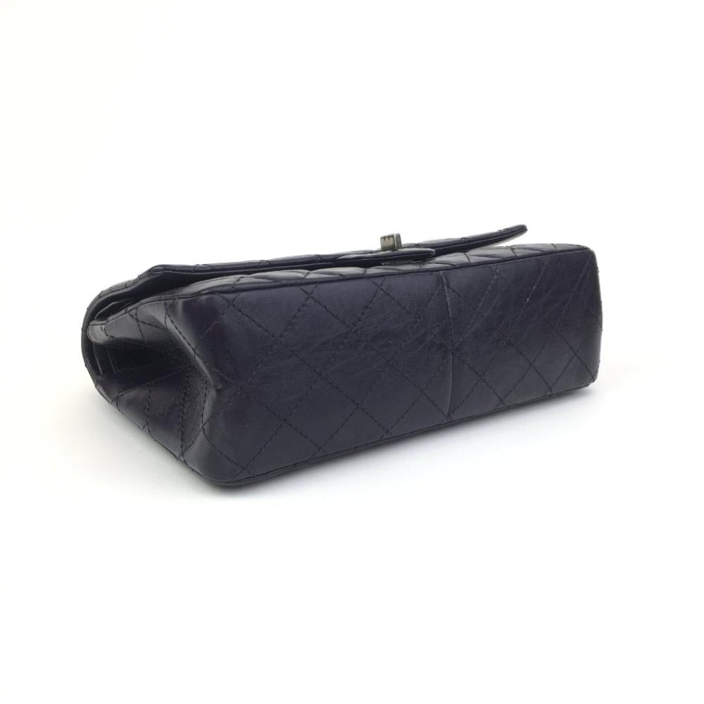 Purple Fabric Chanel Shoulder Bag