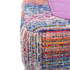 Purple Fabric Chanel Flap Bag