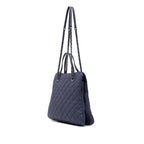 Purple Leather Chanel Tote