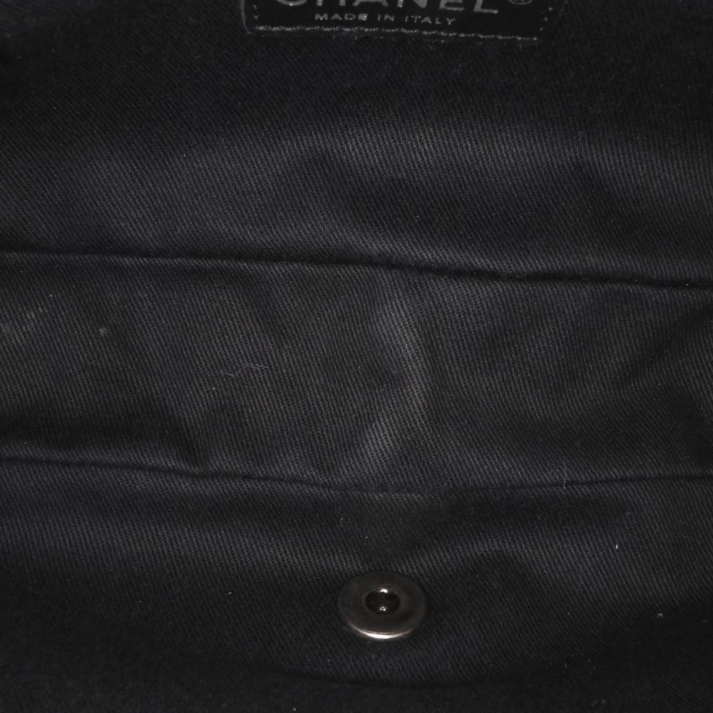 Purple Leather Chanel Flap Bag