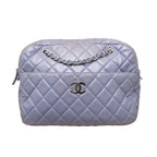 Purple Leather Chanel Shoulder Bag