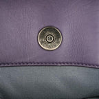 Purple Leather Chanel Tote
