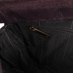 Purple Suede Chanel Clutch