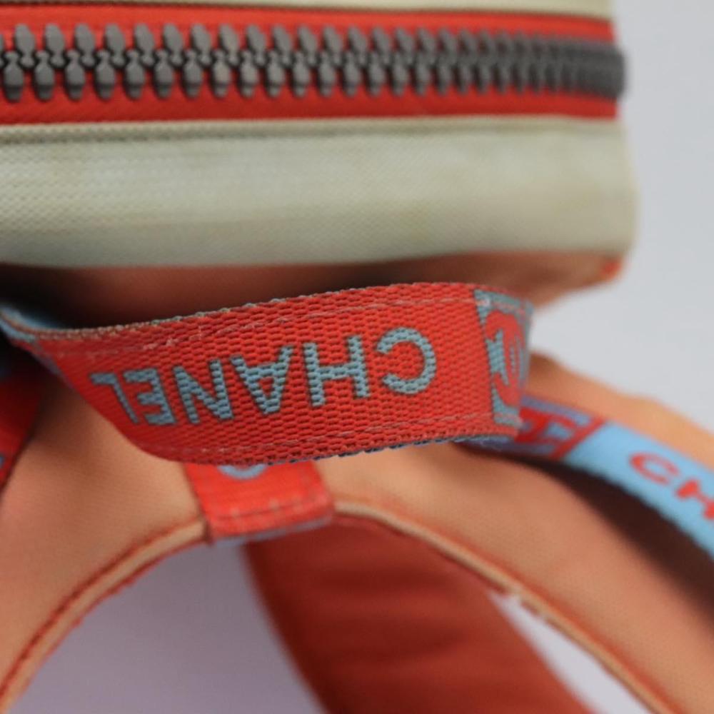 Red Canvas Chanel Backpack