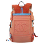 Red Canvas Chanel Backpack