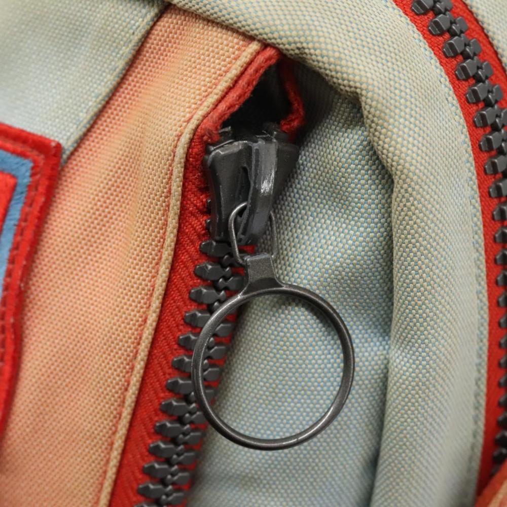 Red Canvas Chanel Backpack
