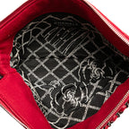 Red Cotton Chanel Crossbody Bag