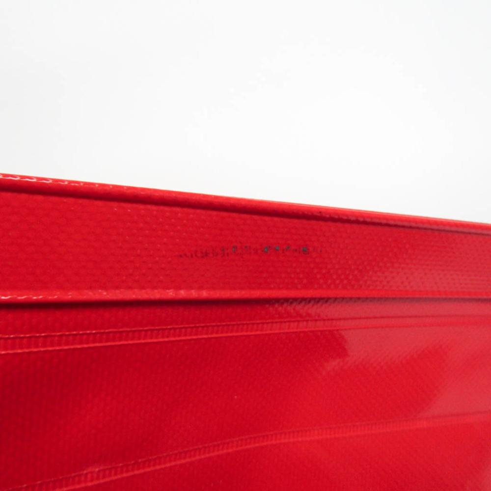 Red Fabric Chanel Backpack