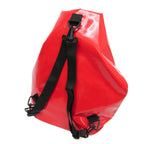 Red Fabric Chanel Backpack