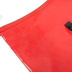 Red Fabric Chanel Backpack
