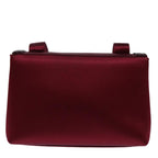 Red Fabric Chanel Crossbody Bag