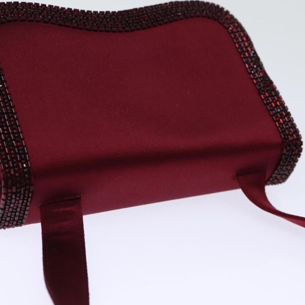 Red Fabric Chanel Crossbody Bag