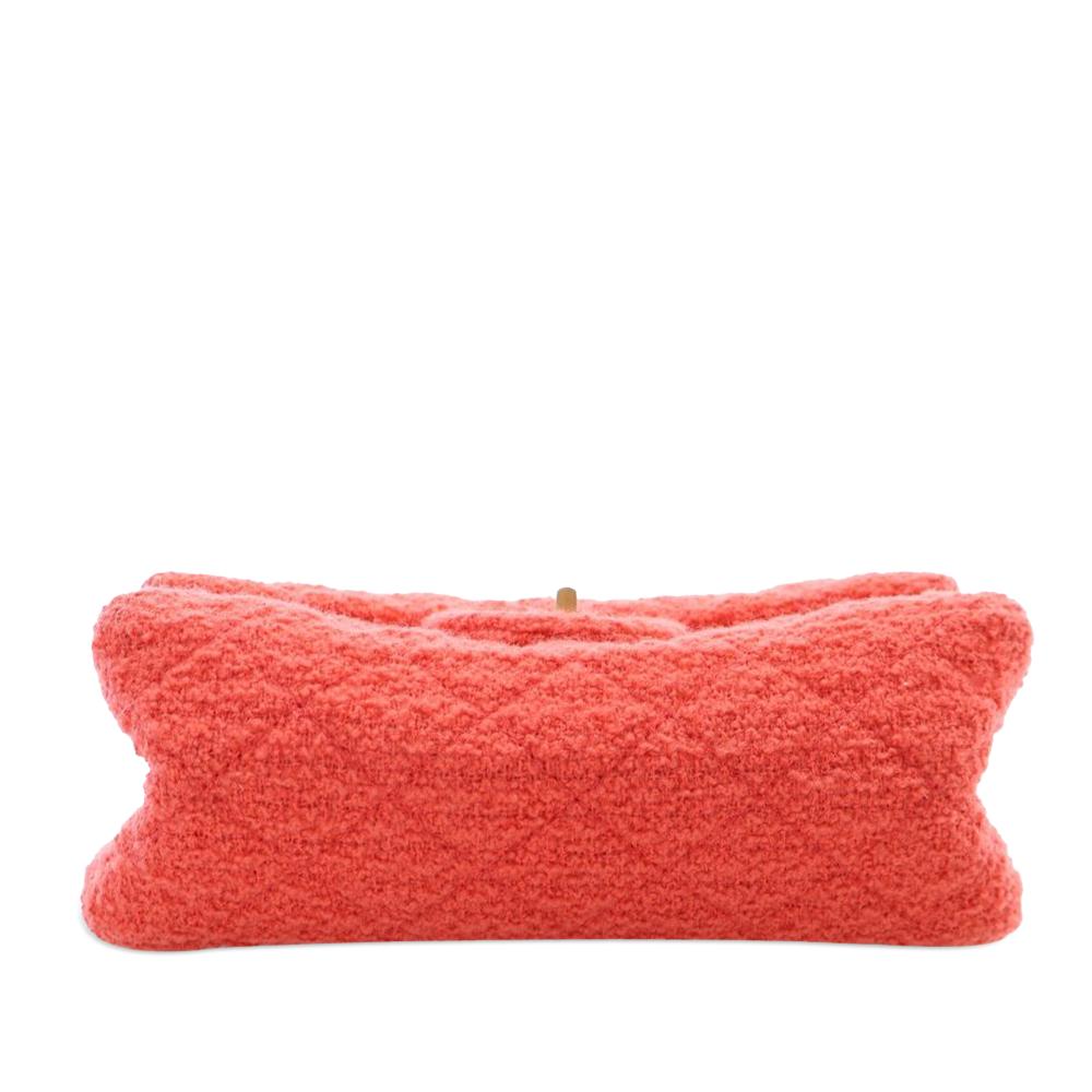 Red Fabric Chanel Flap Bag