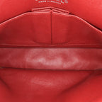 Red Fabric Chanel Flap Bag