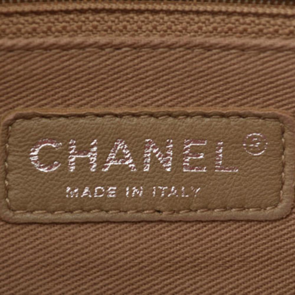 Red Fabric Chanel Shoulder Bag