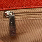 Red Fabric Chanel Shoulder Bag