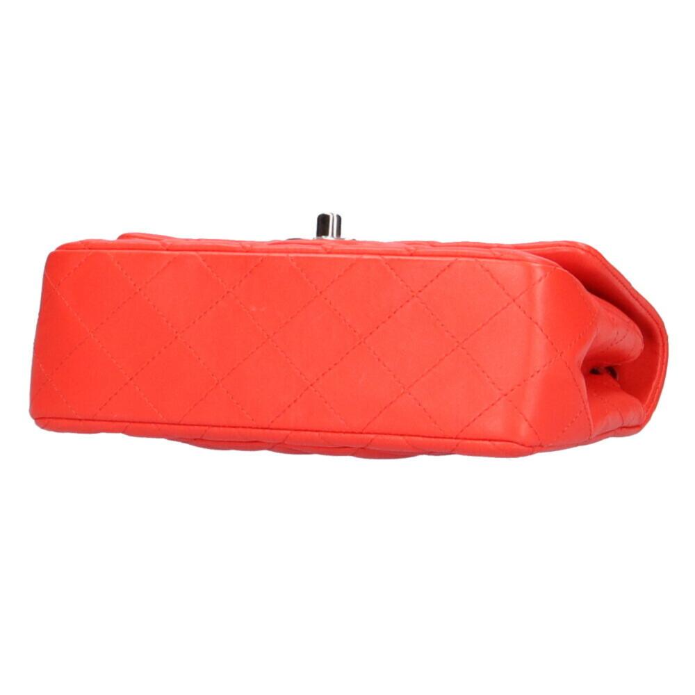 Red Fabric Chanel Shoulder Bag
