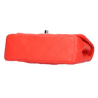 Red Fabric Chanel Shoulder Bag