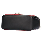 Red Fabric Chanel Shoulder Bag