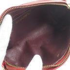 Red Fabric Chanel Shoulder Bag