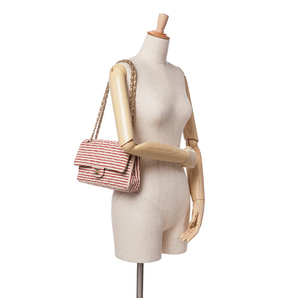 Red Knit Chanel Flap Bag