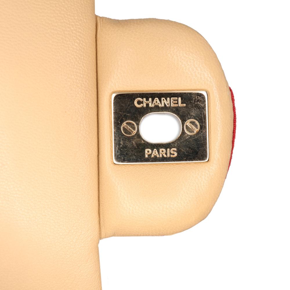 Red Knit Chanel Flap Bag