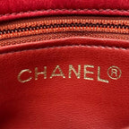 Red Leather Chanel Belt Bag