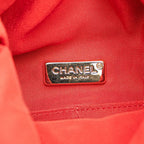 Red Leather Chanel Backpack
