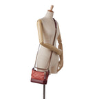 Red Leather Chanel Crossbody Bag
