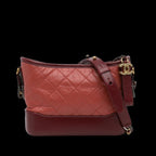 Red Leather Chanel Crossbody Bag
