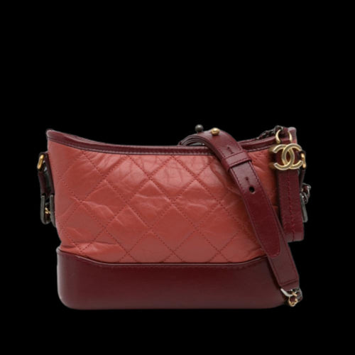 Red Leather Chanel Crossbody Bag
