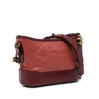 Red Leather Chanel Crossbody Bag