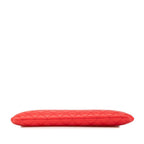 Red Leather Chanel Clutch