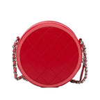 Red Leather Chanel Crossbody Bag
