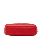 Red Leather Chanel Crossbody Bag