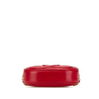 Red Leather Chanel Crossbody Bag