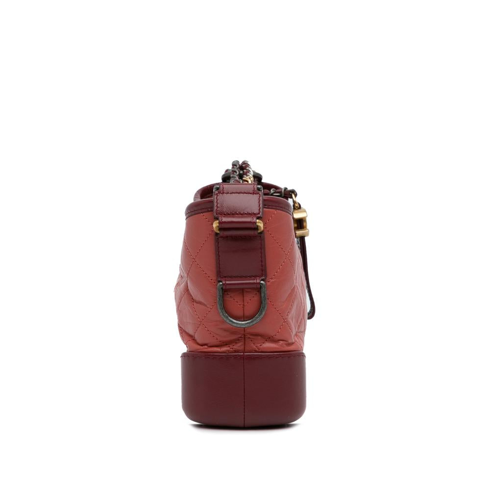Red Leather Chanel Crossbody Bag